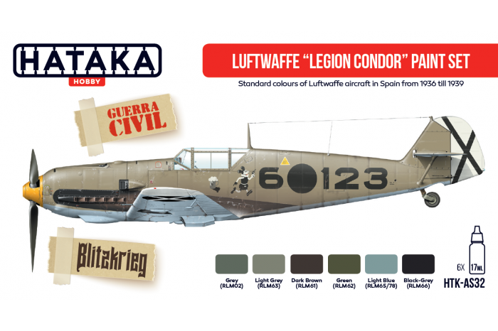 Hataka Luftwaffe Legion Condor As32 Mj Modelkits Com