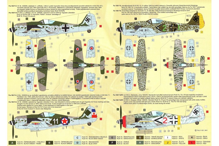 Tally HO! - Decals - FW-190 F8 (1:32) - 32005 - MJ Modelkits.com