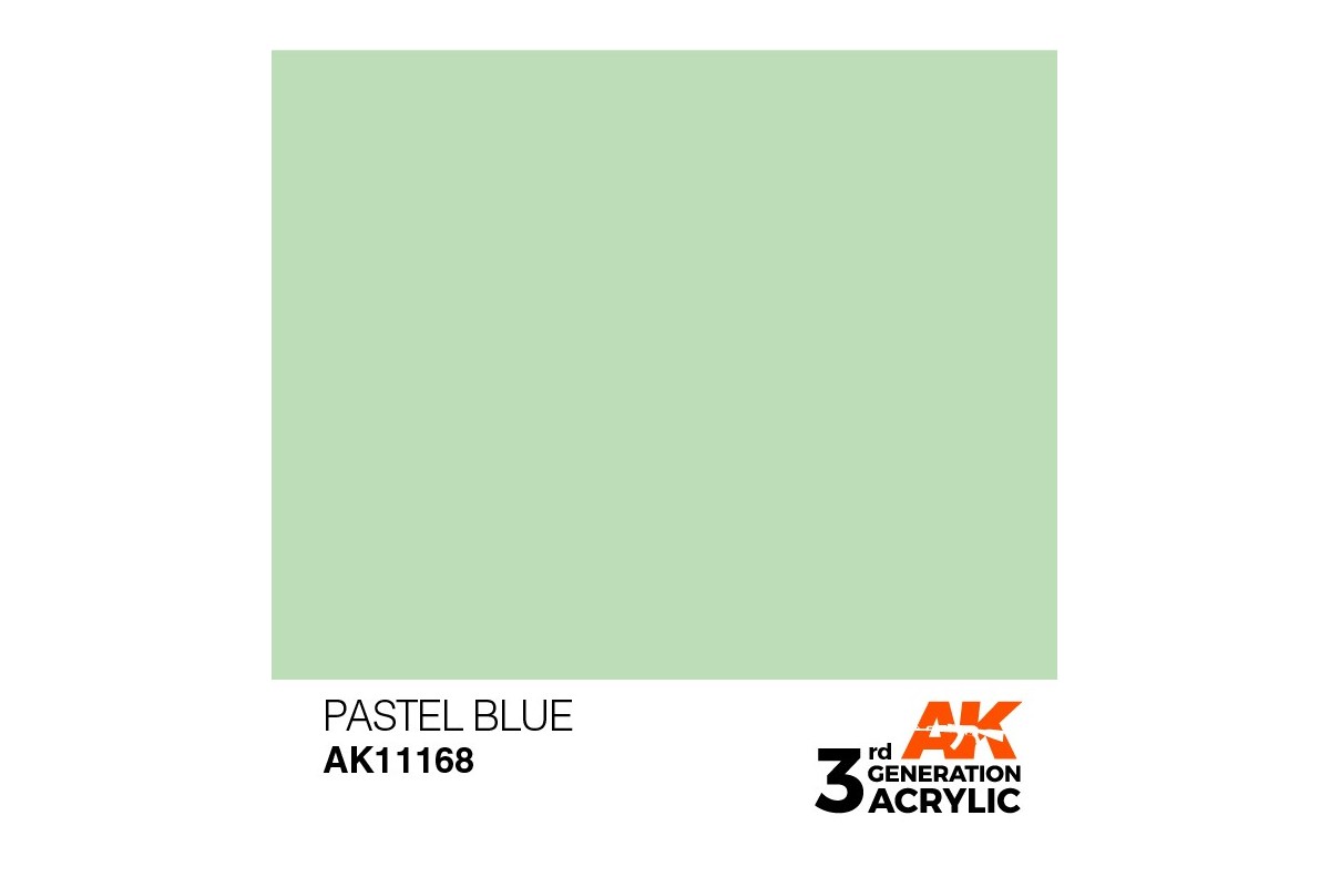 Ak Interactive 168 Pastel Blue 17ml Acryl Mj Modelkits Com