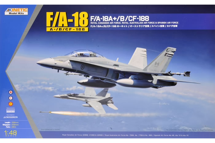 Kinetic - F/A-18A+/B/CF-188 (1:48) - 48030 - MJ Modelkits.com