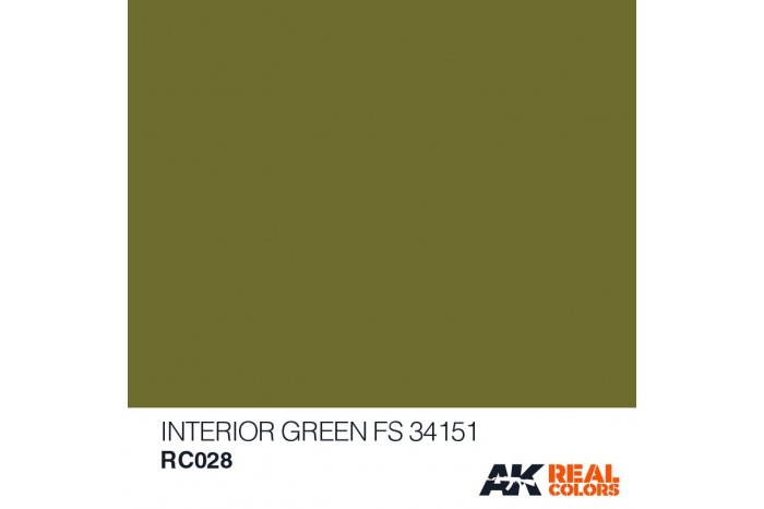 AK Interactive - 028: Interior Green FS 34151 - MJ Modelkits.com