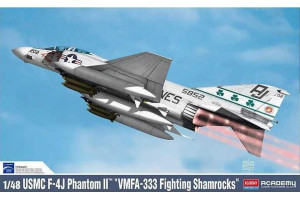 Model Kit letadlo 12356 - USMC F-4J Phantom II "VMFA-333 Fighting Shamrocks" (1:48)