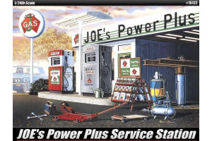 Model Kit budova 15122 - Joe's Power Plus Gas Service Station LE: (1:24)